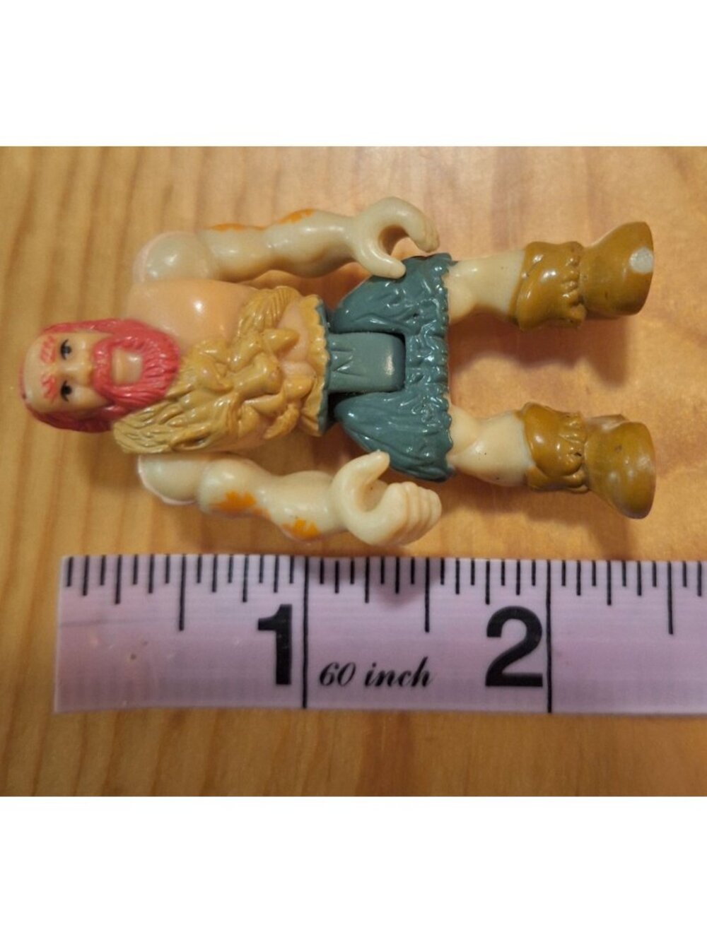 Imaginext Caveman 2004 Red Orange Hair 2.5" Figure Sabertooth Pirate - Picture 6 of 7